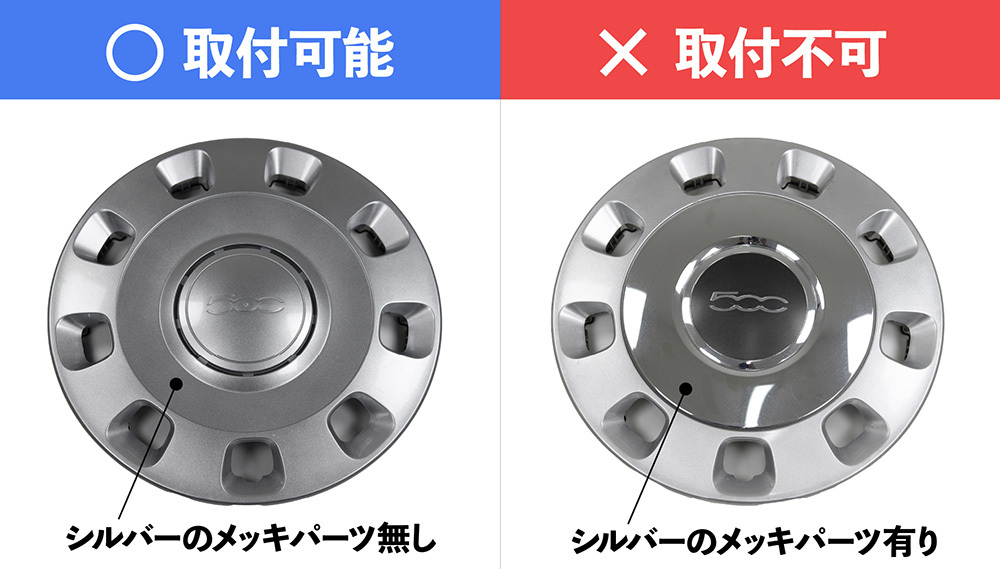 ホイールキャップの適合について